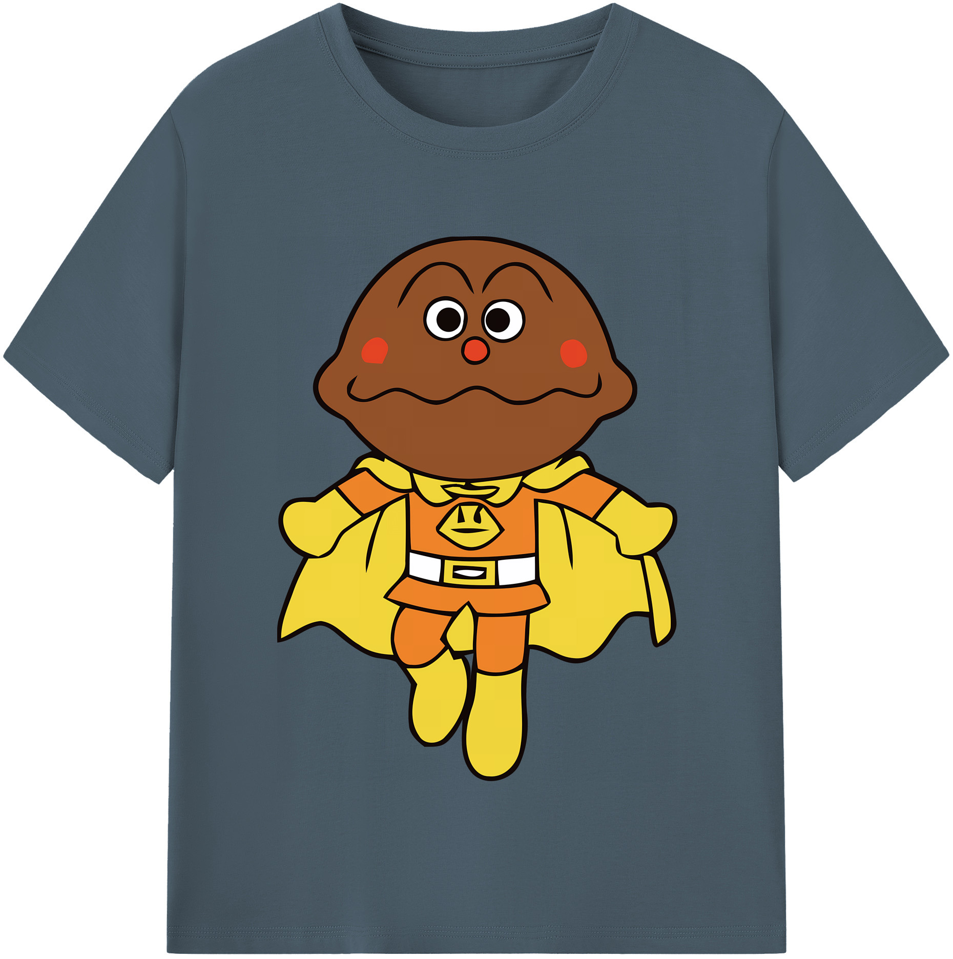 （画像用） アンパンマン Anpanman 綿100％半袖Tシャツ（フロントプリント）